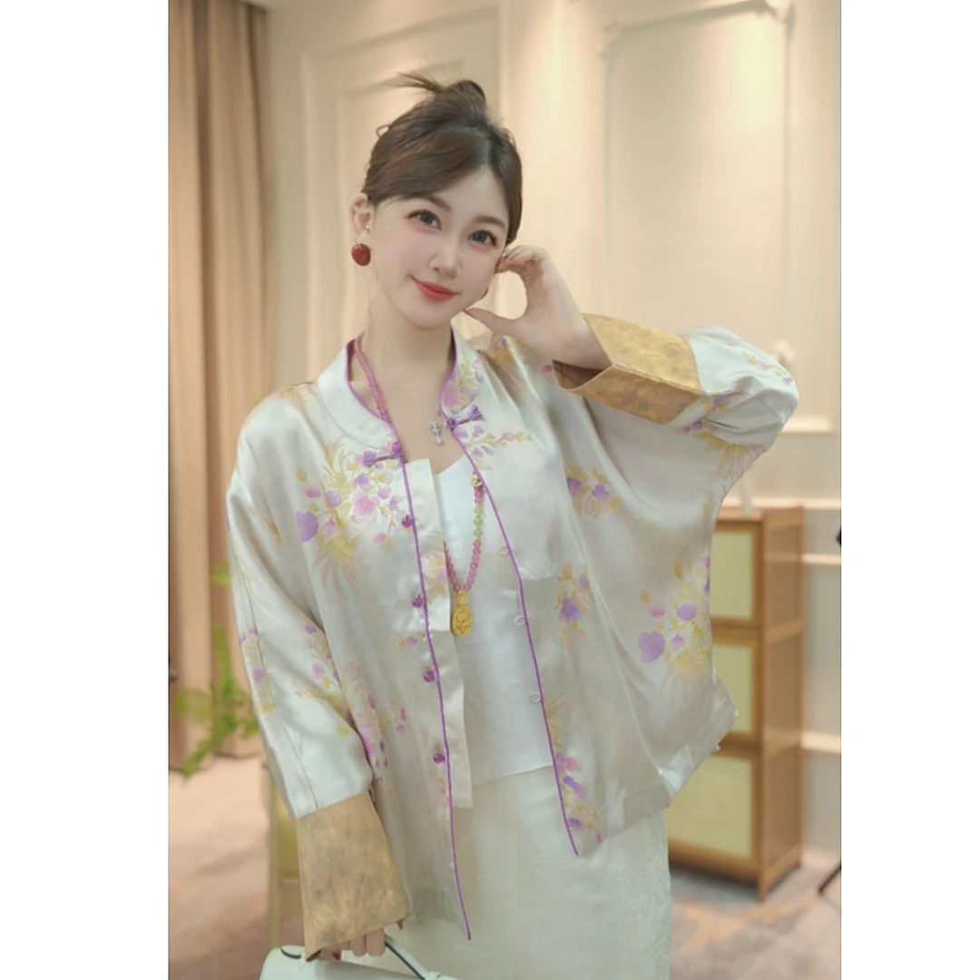 【紫罗兰】国风新中式女装气质上衣外套 RS25124重工古风春夏