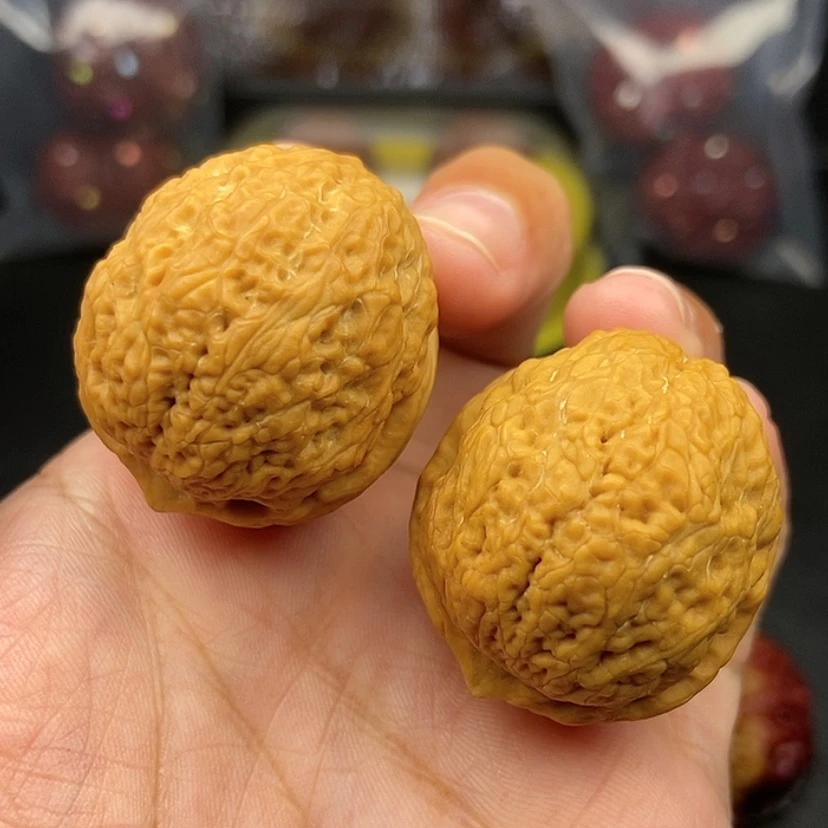 【闪购商品】把件文玩核桃36尺鱼子元宝