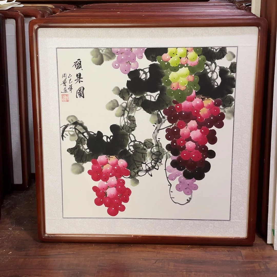 国画带框尺寸63*63厘米