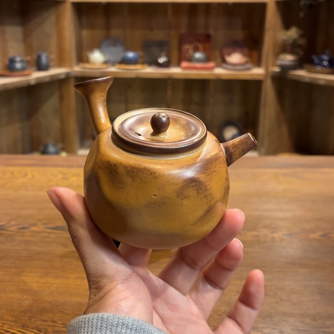 柴烧老岩泥茶器皿