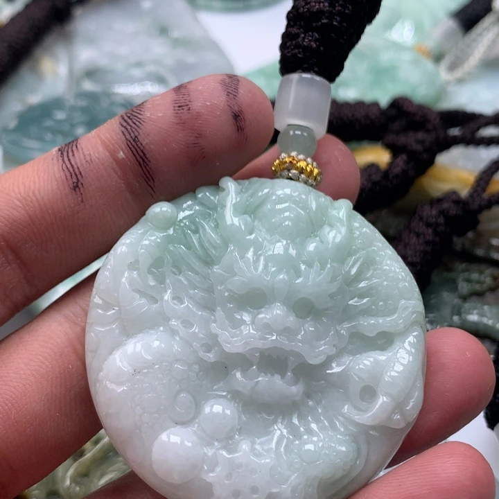 颈饰未镶嵌翡翠保真天然a货翡翠