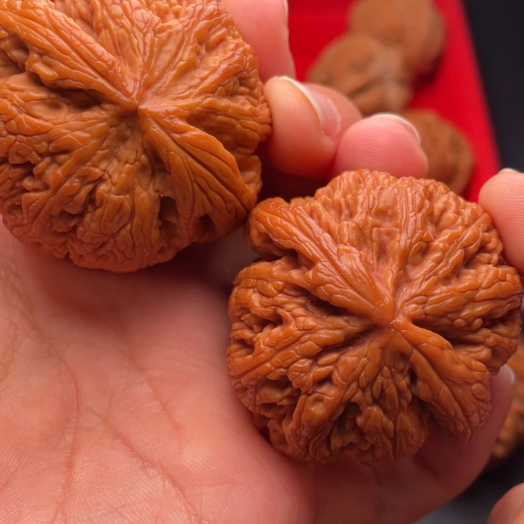 文玩核桃把件秦岭山脉