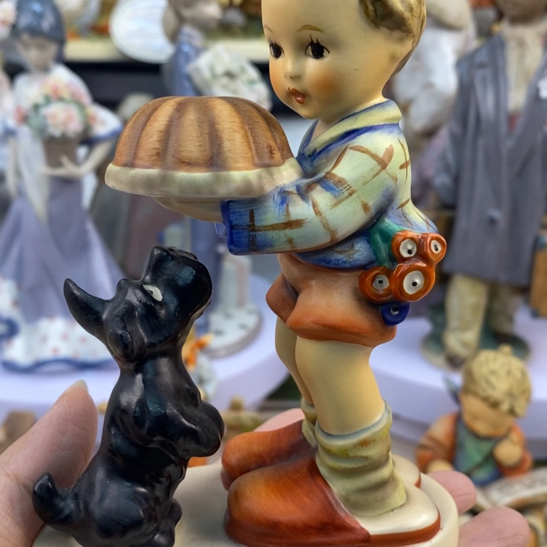 瓷片欧美中古美物摆件