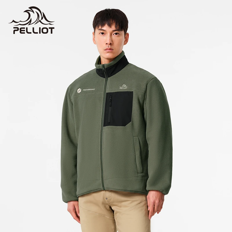 【P系列】伯希和Polartec300抓绒衣男女款冬防风立领加厚保暖外套