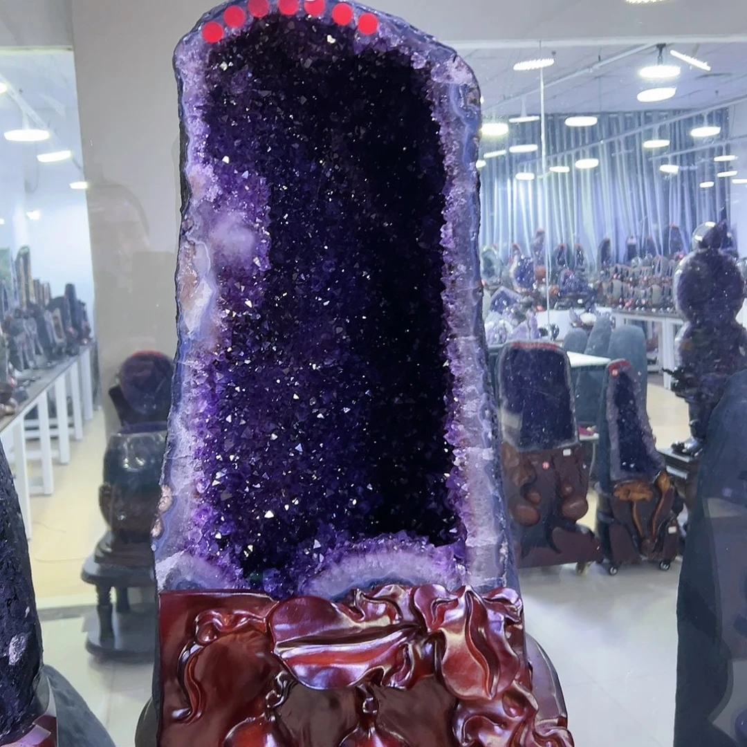 未镶嵌大型摆件（非配饰）紫晶