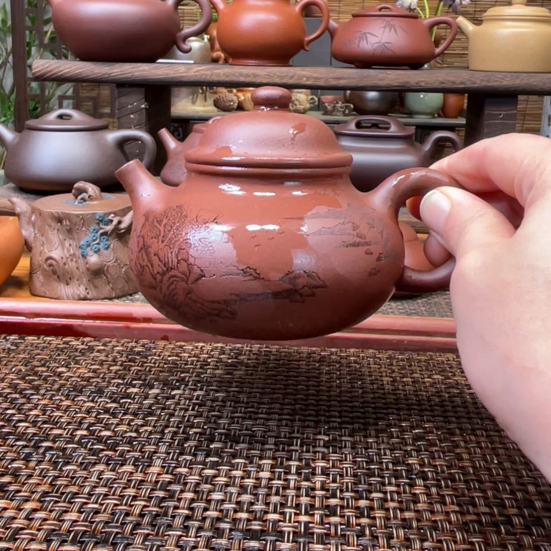茶壶紫砂宜兴原矿紫砂手工制200全
