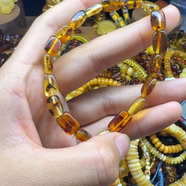 琥珀未镶嵌珠宝奇石