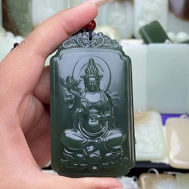 颈饰未镶嵌和田玉༺**༻