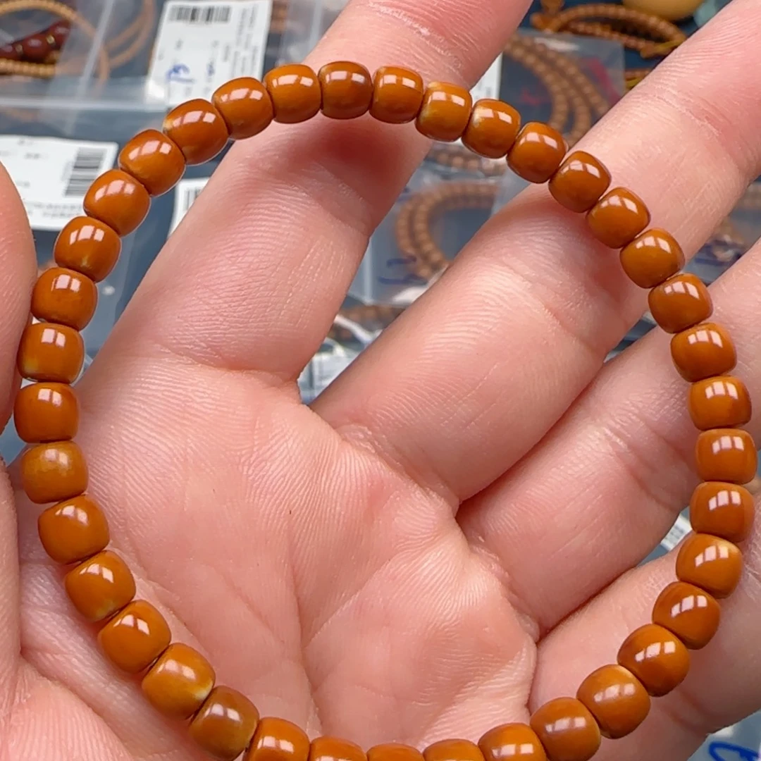 橄榄核手串核尖极限弧尺寸6.2老挝带三花福利