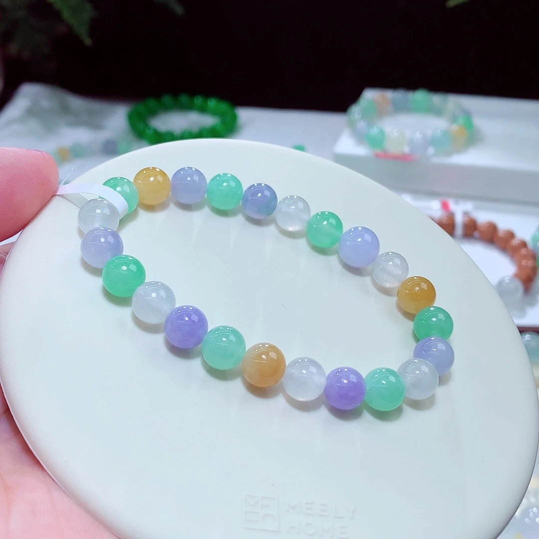 未镶嵌手串翡翠缅甸