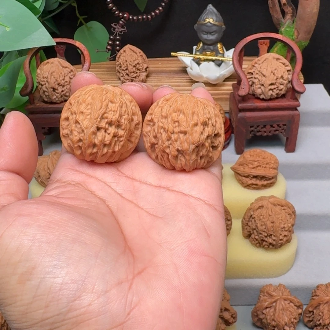 文玩核桃把件-38山地磨盘