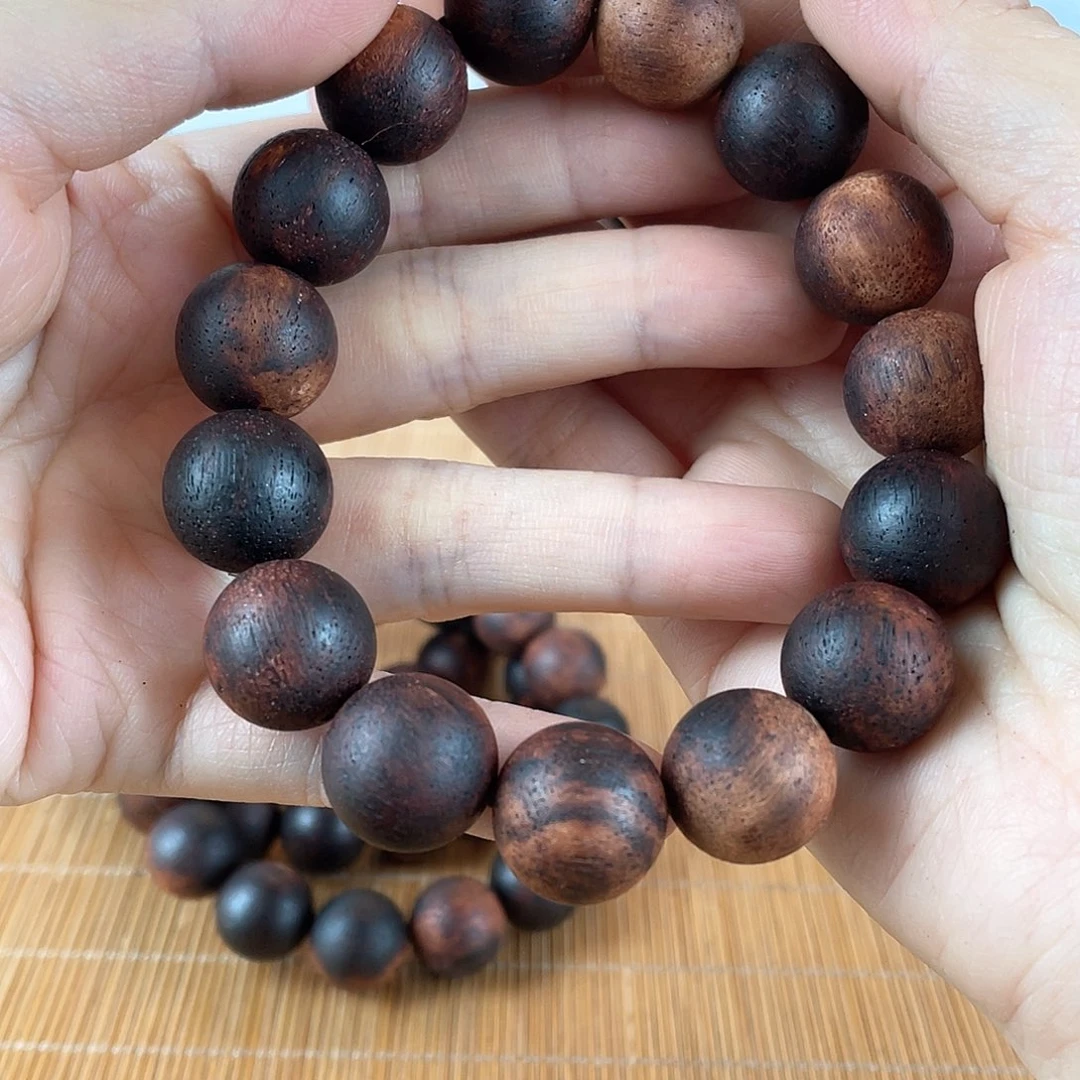 降真香手串/手链1.5黄油沙皮