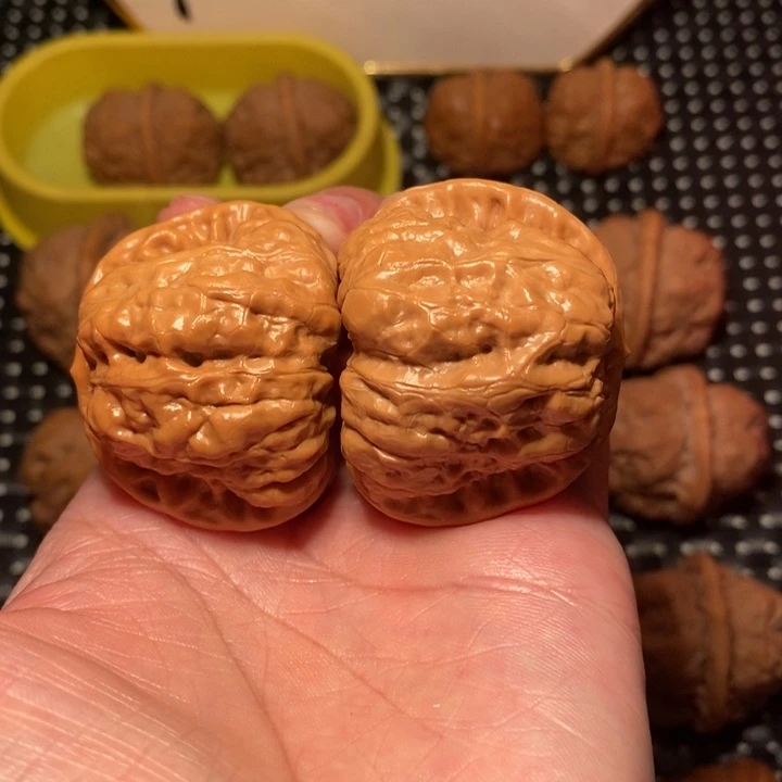 文玩核桃把件开背肌肉蛙43尺