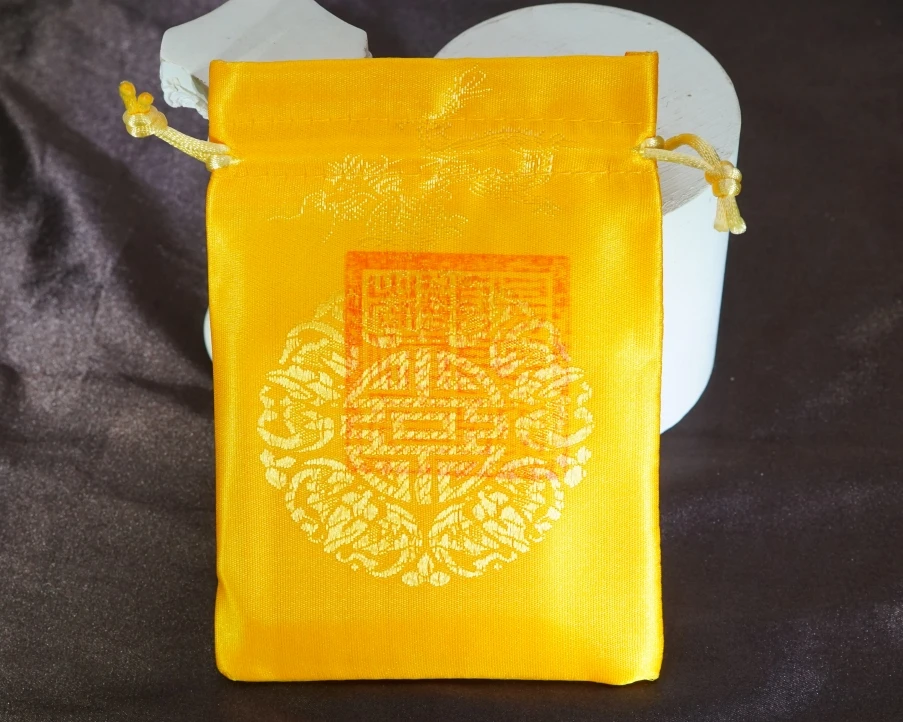 首饰袋 邱明辉亲笔黄袋子 QD122388