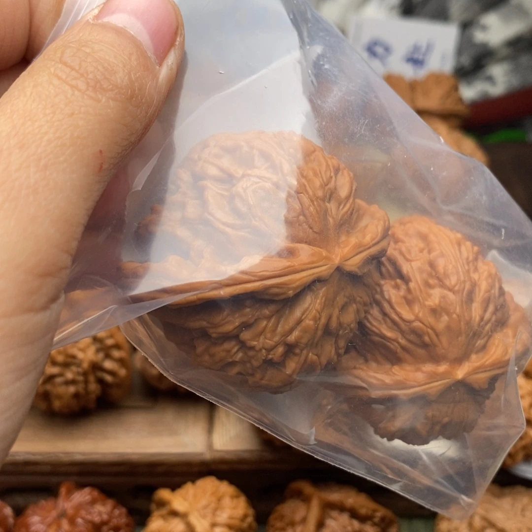 L***l把件文玩核桃461号49白狮子