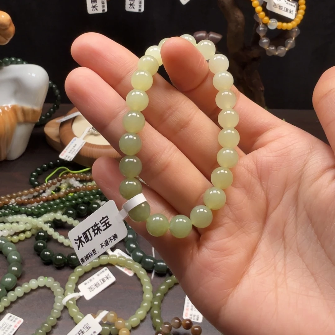 和田玉未镶嵌手串