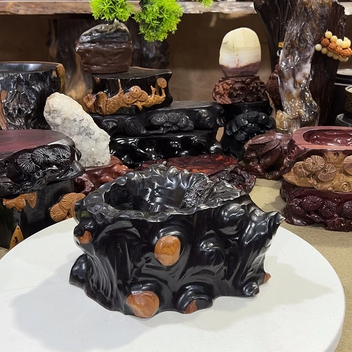 木紫光檀万能底座