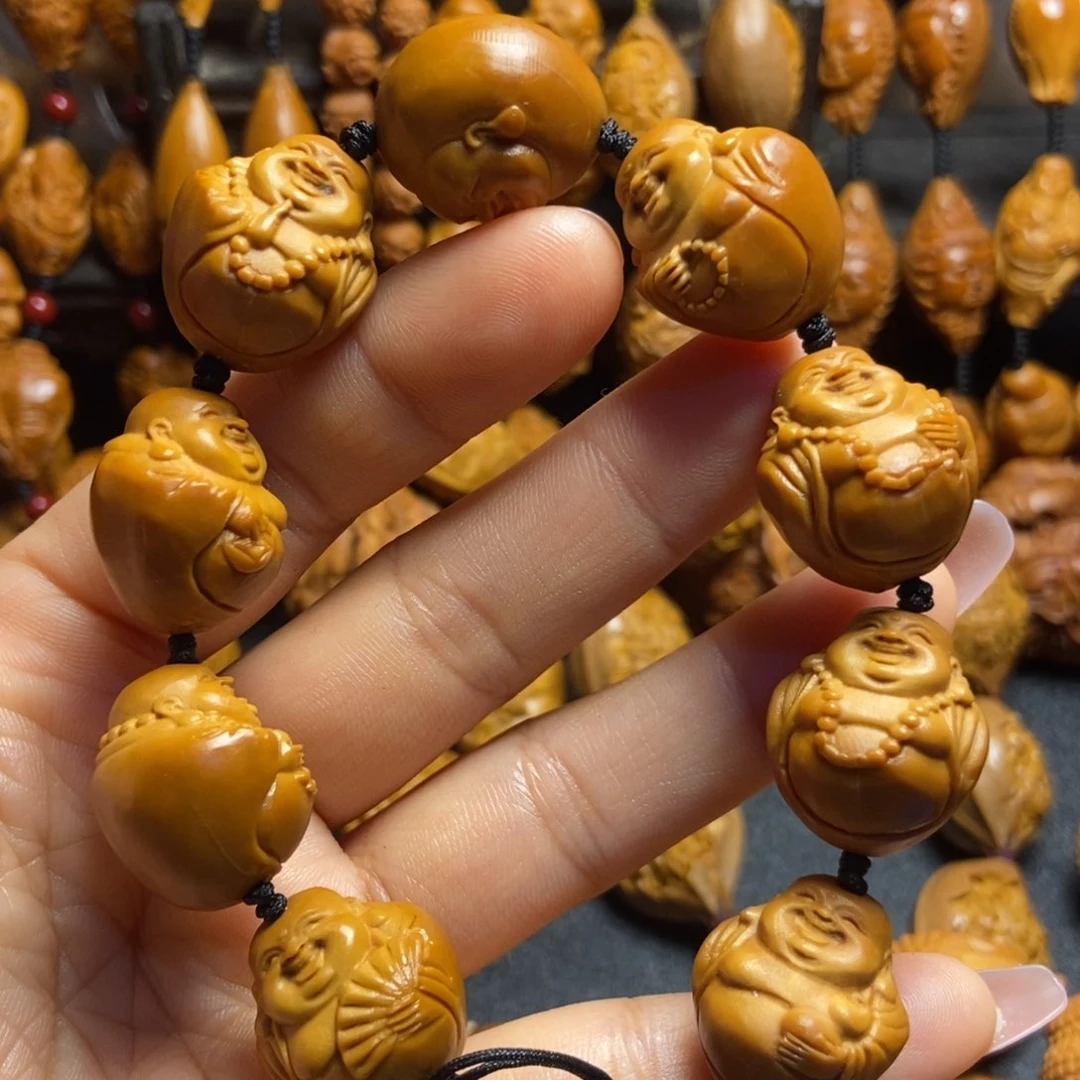 【闪购商品】手串/手链橄榄核光面弥勒