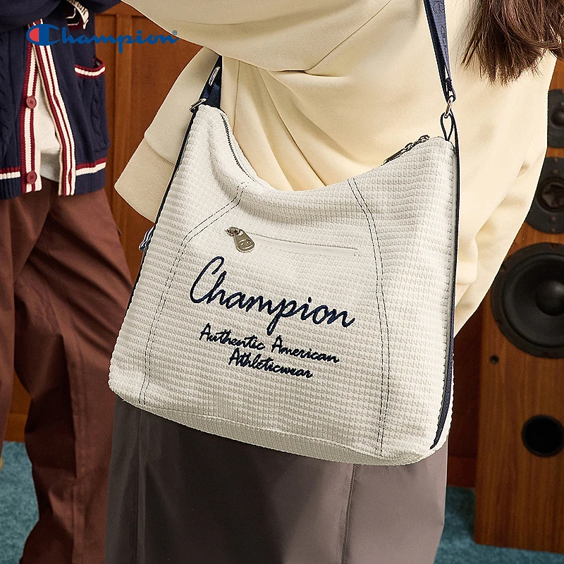 Champion双肩背包女2024秋季新款休闲百搭时尚单肩包