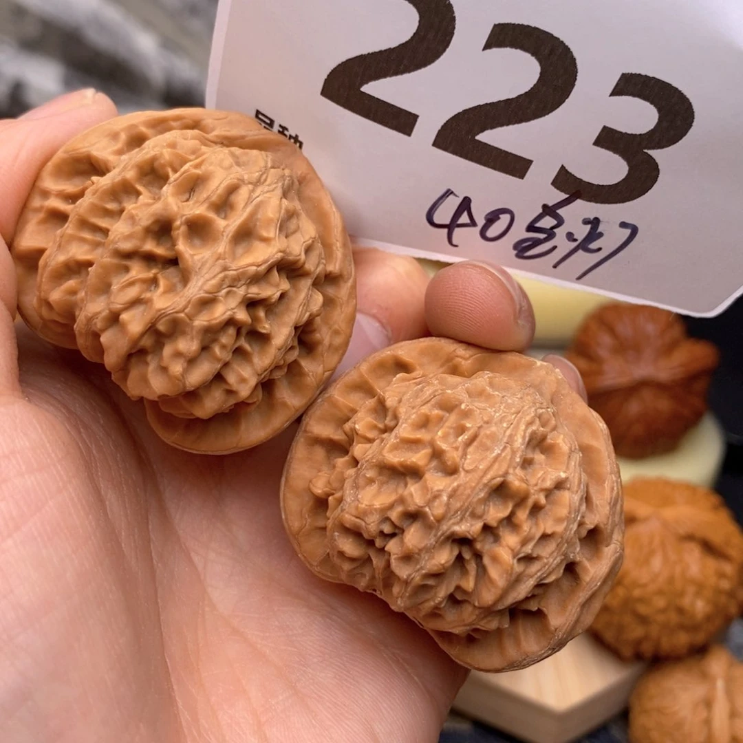 文玩核桃把件223号40全灯