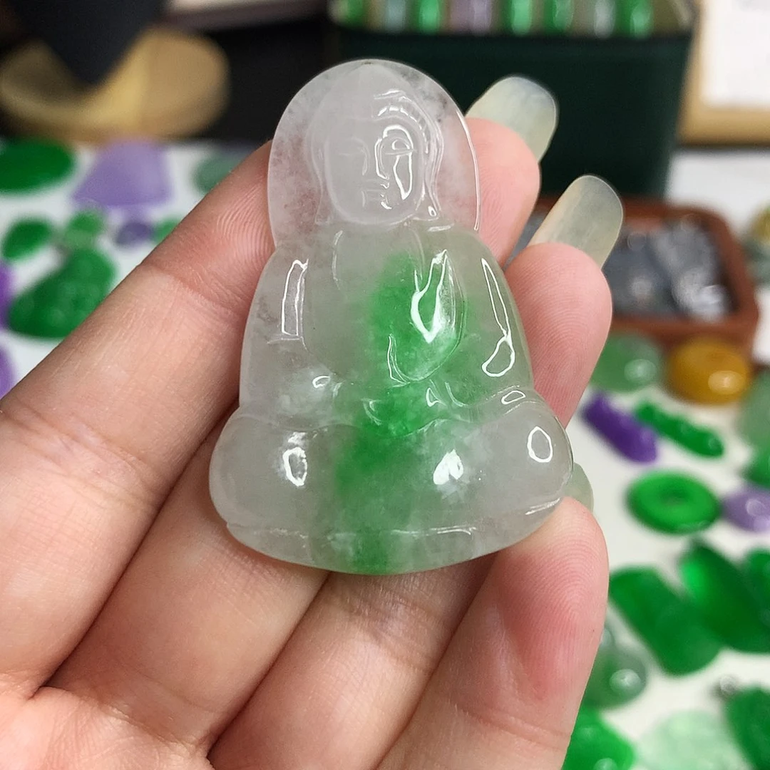 翡翠未镶嵌颈饰、****念非A727有棉