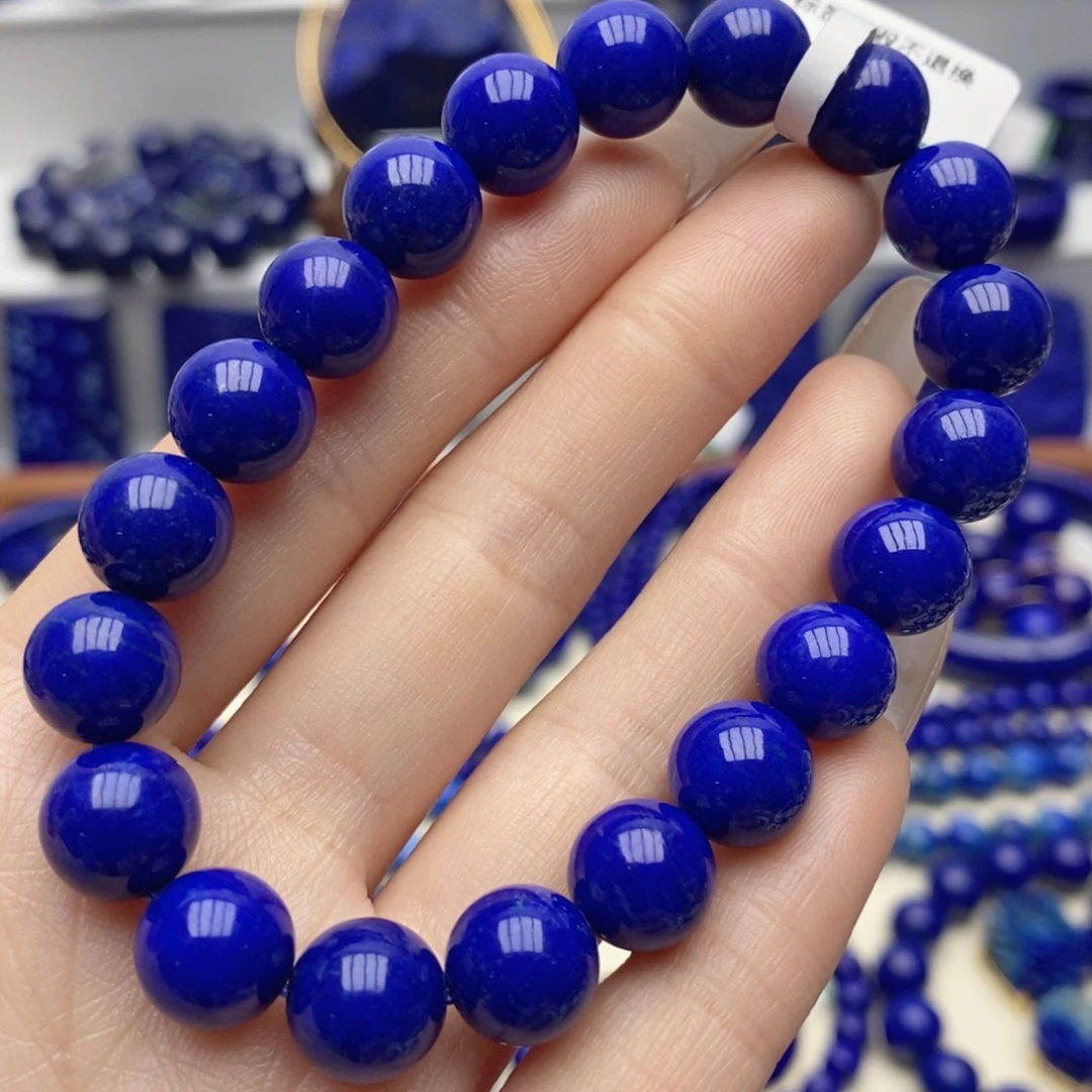 青金石未镶嵌手链10mm