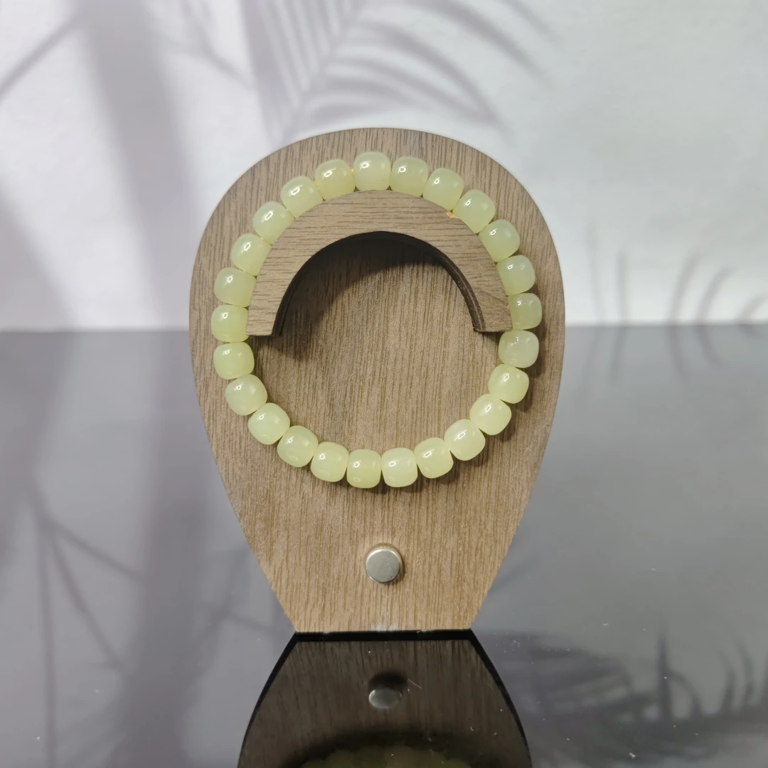 Z和田玉桶珠手串（卡8）2898