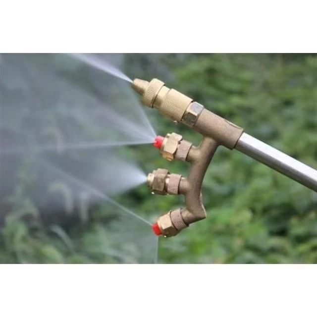 喷头组合纯铜高压喷枪农用雾化射程大面积扇形打药机喷雾打药喷枪