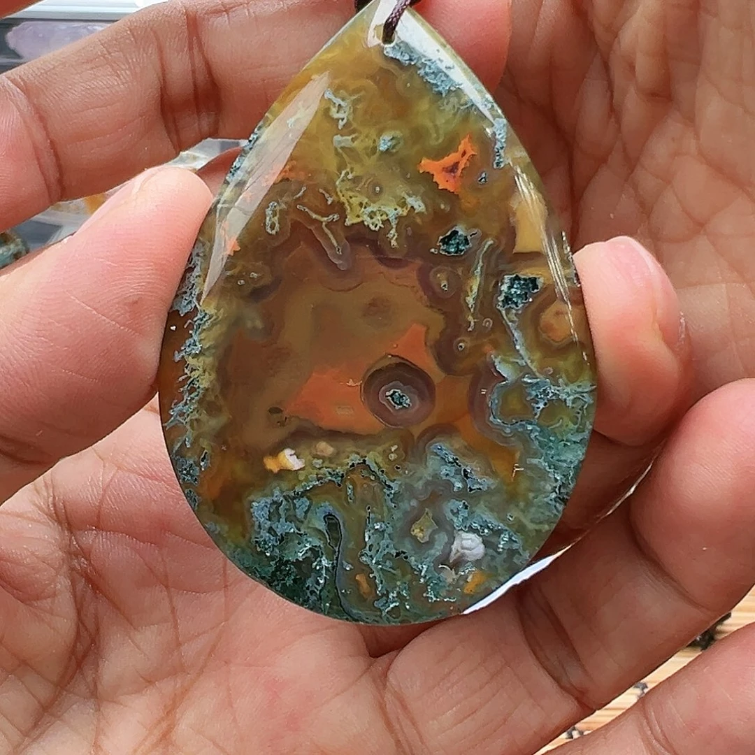 未镶嵌玛瑙/玉髓珠宝半成品