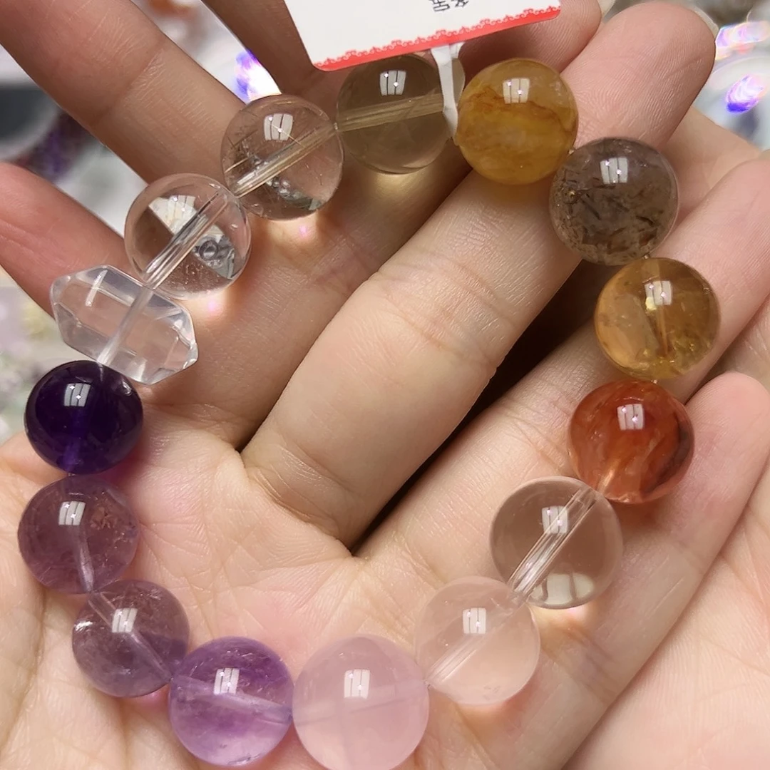 水晶手链未镶嵌多样性发一
