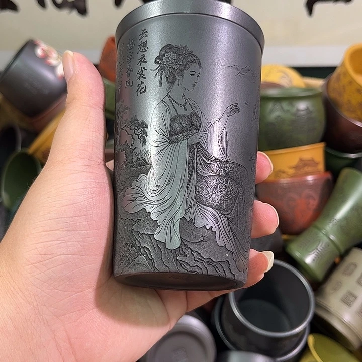 茶杯紫砂全手工紫砂主人杯