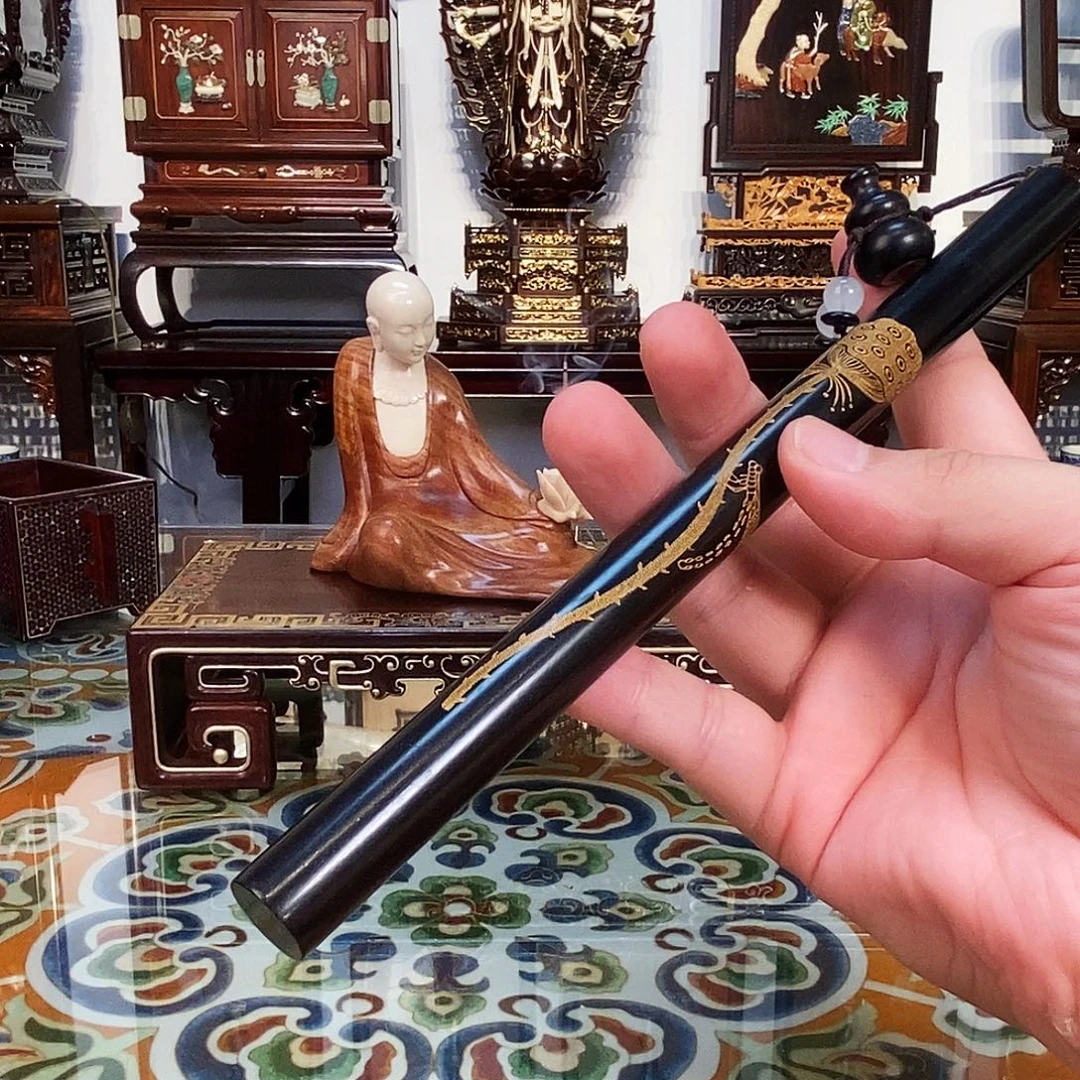 黑酸枝木类成套家具紫光檀香筒
