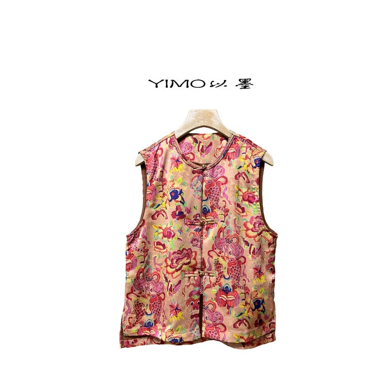 国风马甲女款爆款2025新款国风新中式女装夏天外穿马甲新款马夹