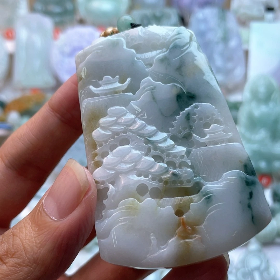 【闪购商品】颈饰未镶嵌翡翠翡翠
