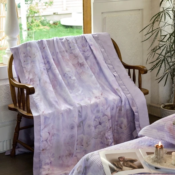 幽兰夏凉被 直播间看样品下单