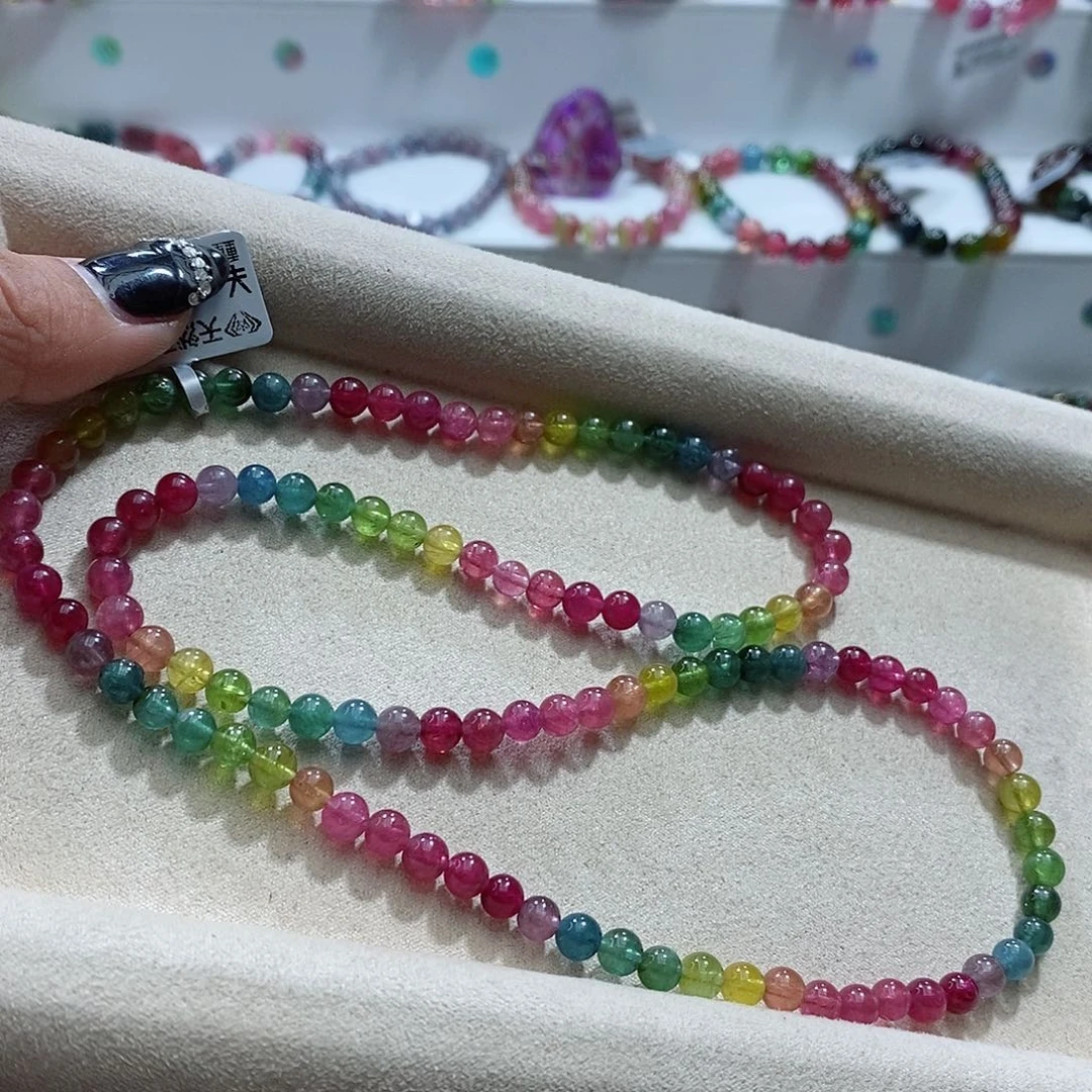 碧玺手链未镶嵌多样性发一条