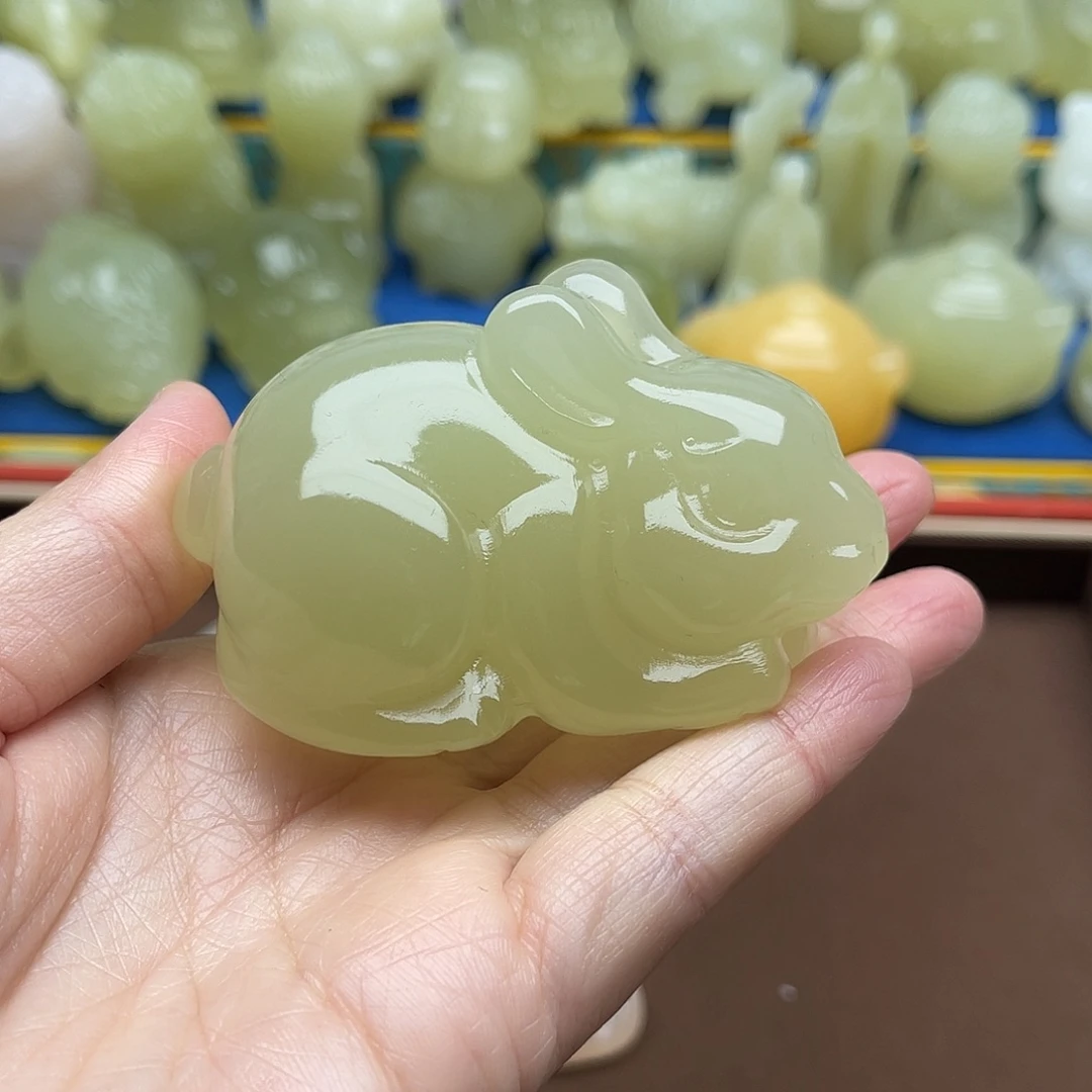 玉天然桌面小摆件