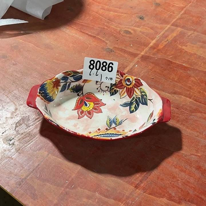 瓷微瑕外贸餐具8086