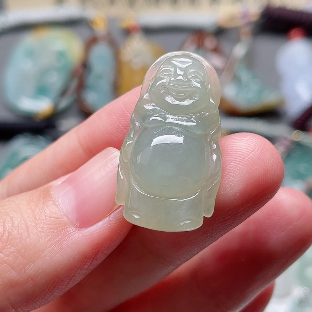 颈饰未镶嵌翡翠佛公