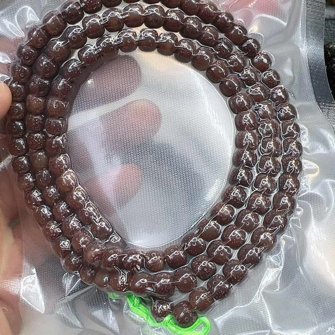 星月菩提手串73殿堂嗷嗷粉冰星月菩提108-87