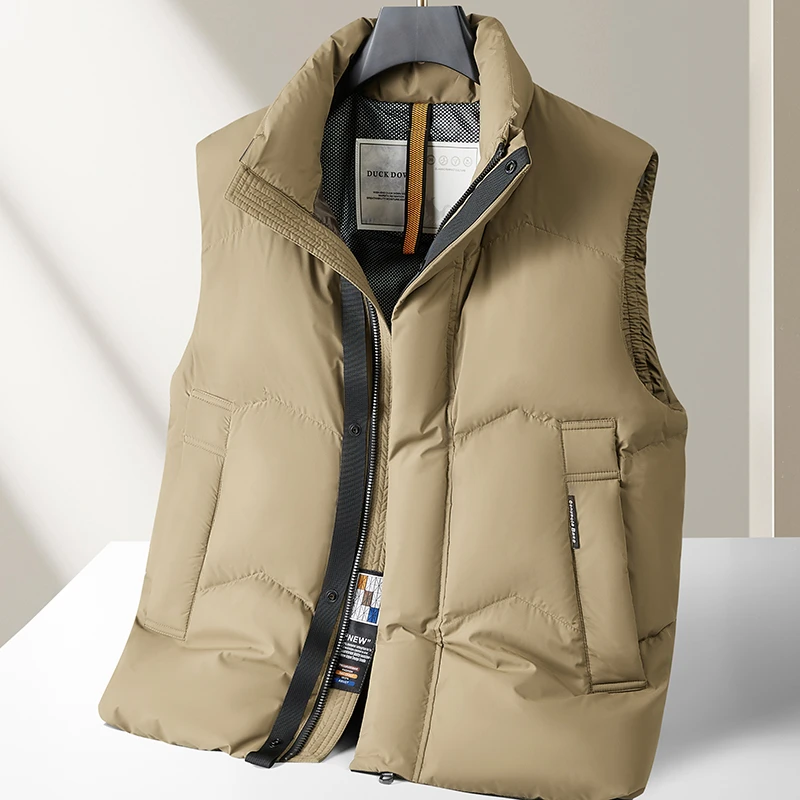 奇珀菲仑男士羽绒马甲男款秋冬加厚坎肩外穿背心男士保暖无袖外套