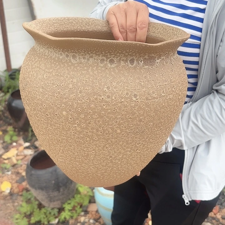 紫砂茶碗复古泡泡口径25高度26