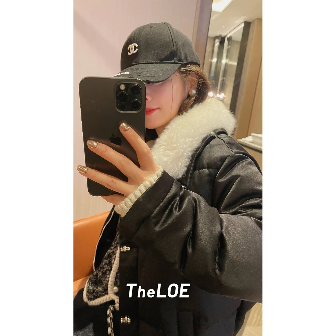 TheLOE/90白鹅绒真丝棉简约百搭羊毛翻领羽绒服#10.27Y-G6511