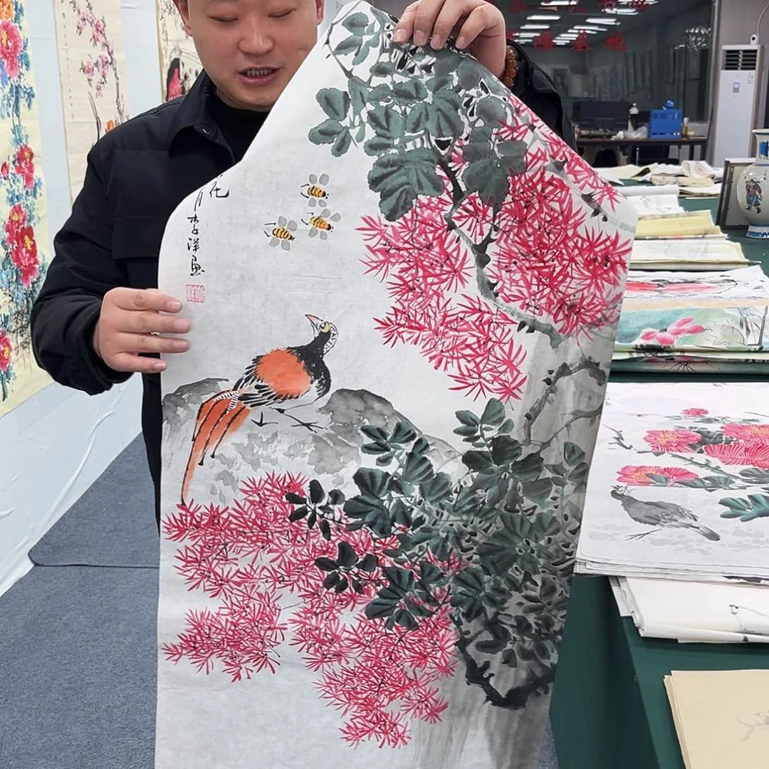 国画宣纸国画作品纯手绘