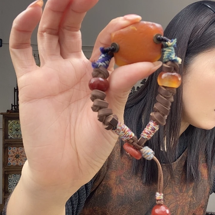 蜜蜡手链未镶嵌手链