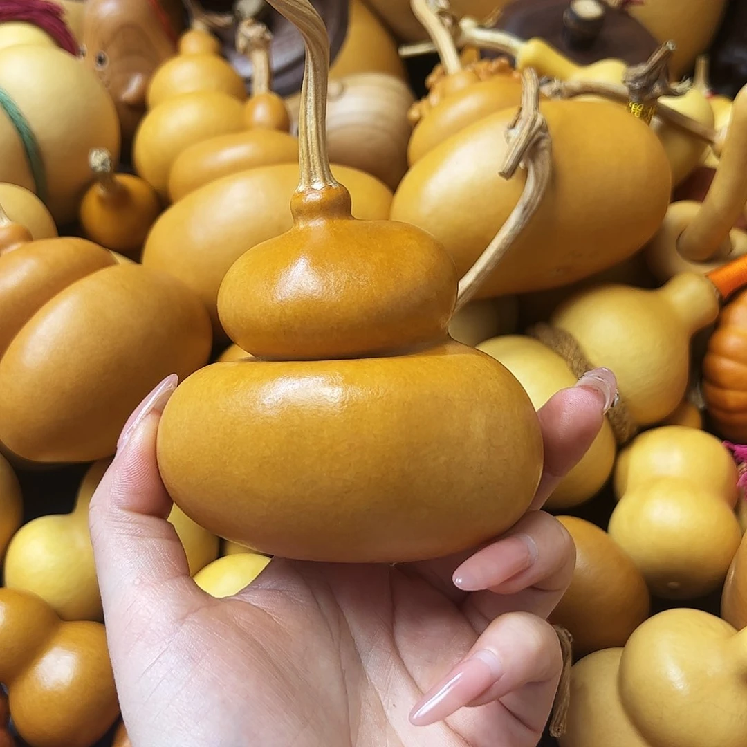 E**身老皮钱袋子葫芦摆件