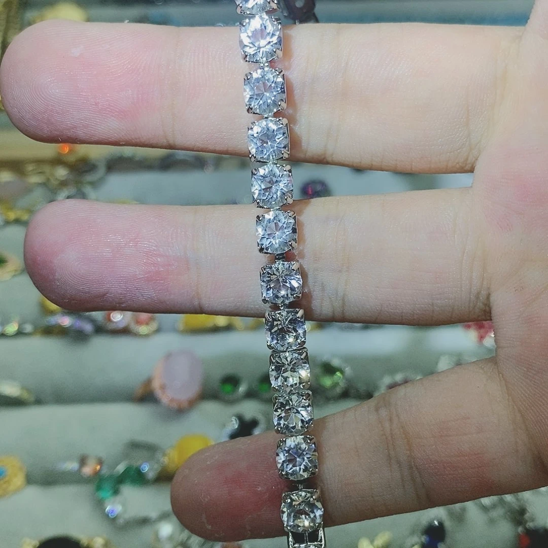 【闪购商品】水晶戒指银S925镶嵌