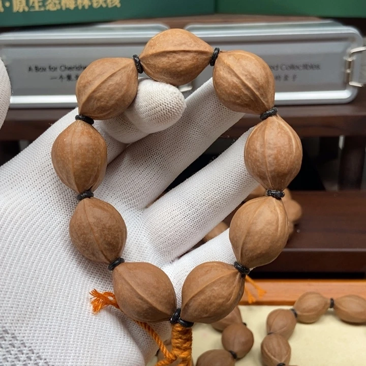 橄榄核手串/手链1927三花短圆