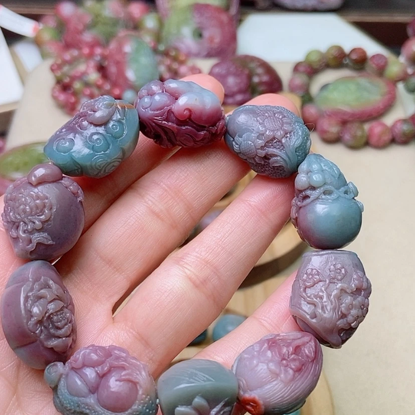 【闪购商品】未镶嵌玛瑙/玉髓珠宝半成品御**山盐源玛瑙定制