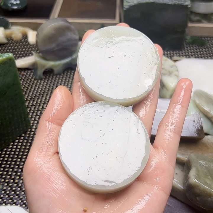 和田玉珠宝半成品未镶嵌